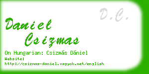 daniel csizmas business card