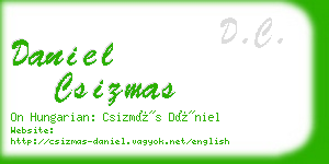 daniel csizmas business card